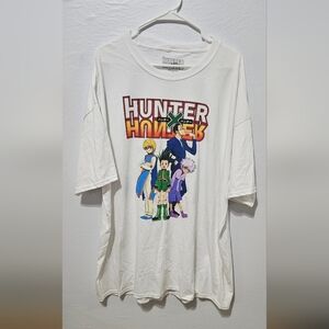 Hunter X Hunter T Shirt -  MEN'S 3XL Manga Anime Short Sleeve White Cotton B13